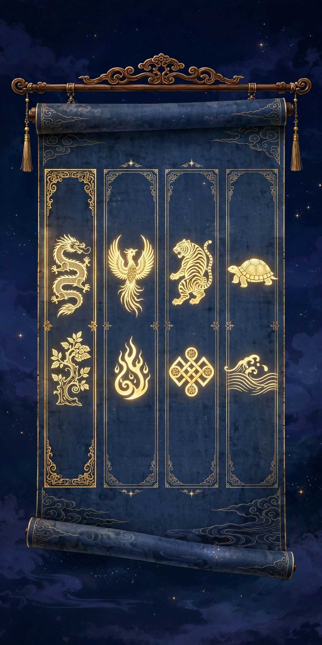 BaZi astrology chart with four pillars of destiny