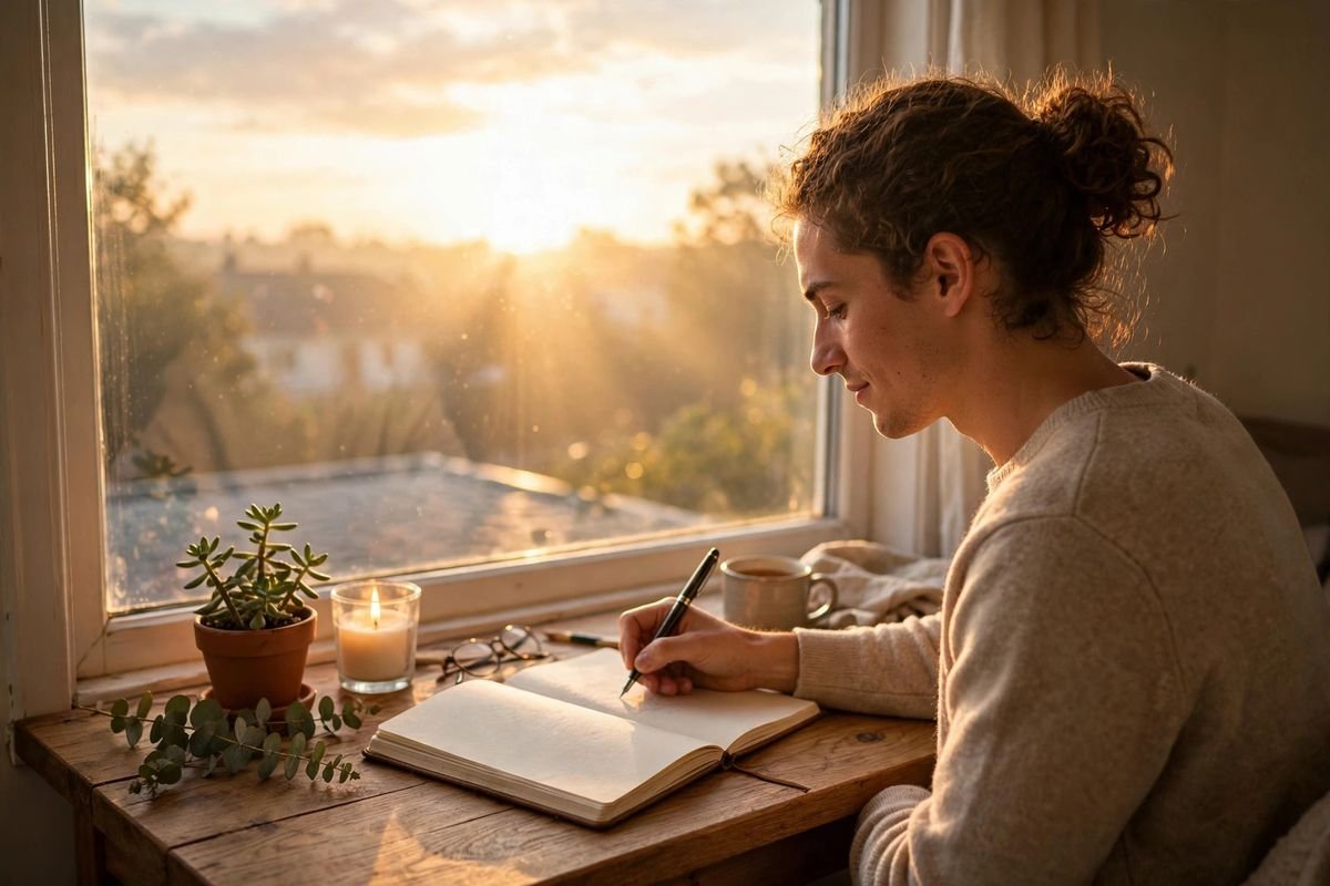 Journaling at sunrise while using BaZi insights for manifestation